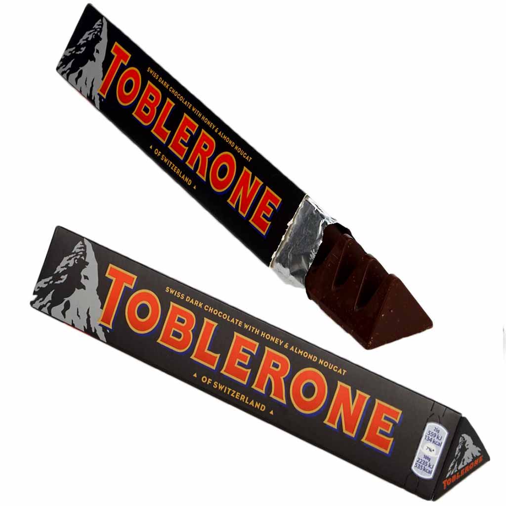 20x Toblerone Dunkel á 100g = 2kg MHD:10.10.21