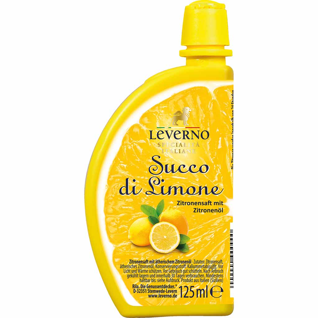 Leverno Succo di Limone 125ml MHD:1.11.24