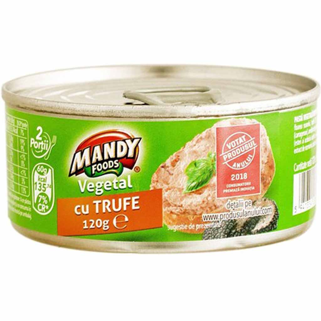 Mandy Foods Gemüsepastete mit Trüffel 120g MHD:30.3.24