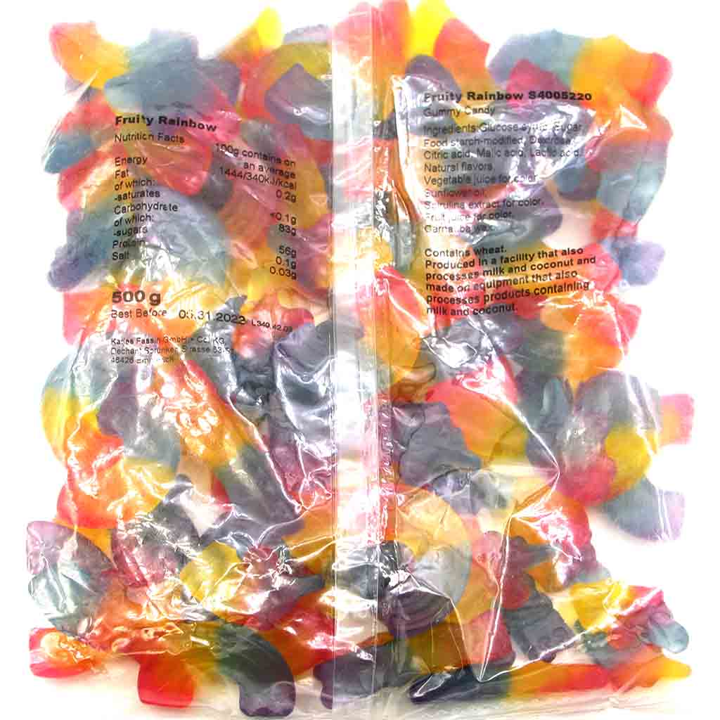Katjes Fruchtgummi Fruity Rainbow 1B Ware 500g MHD:30.5.22