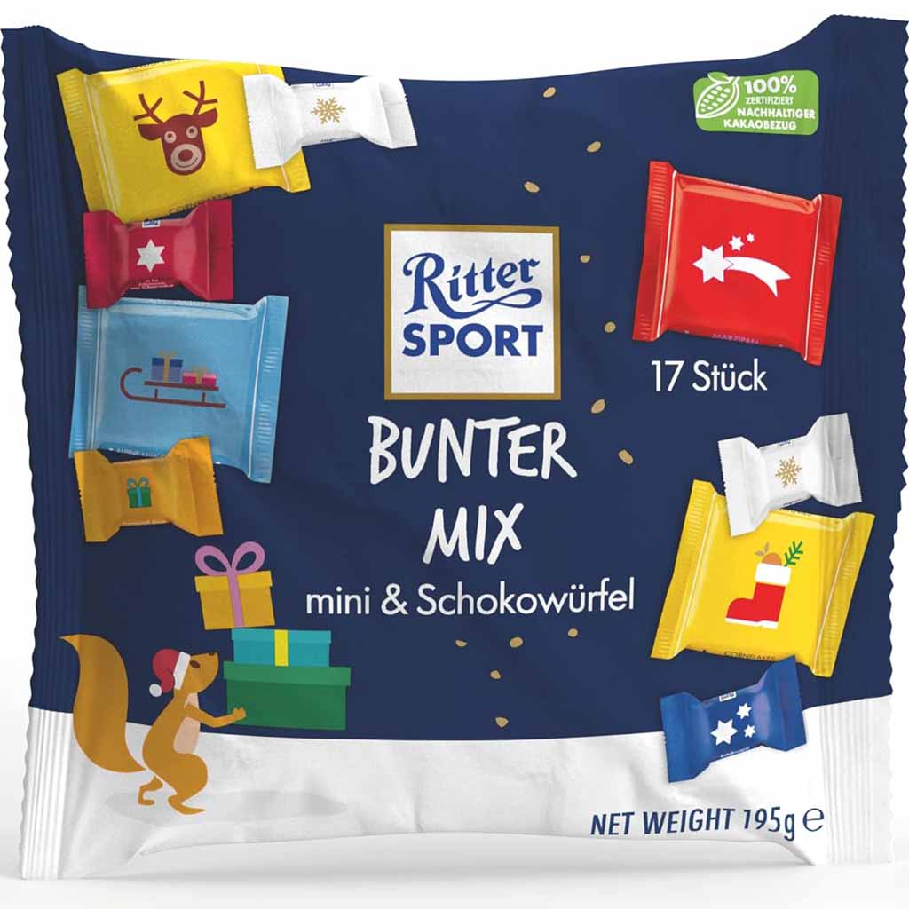 Ritter Sport Bunter Mix 195g MHD:1.4.24