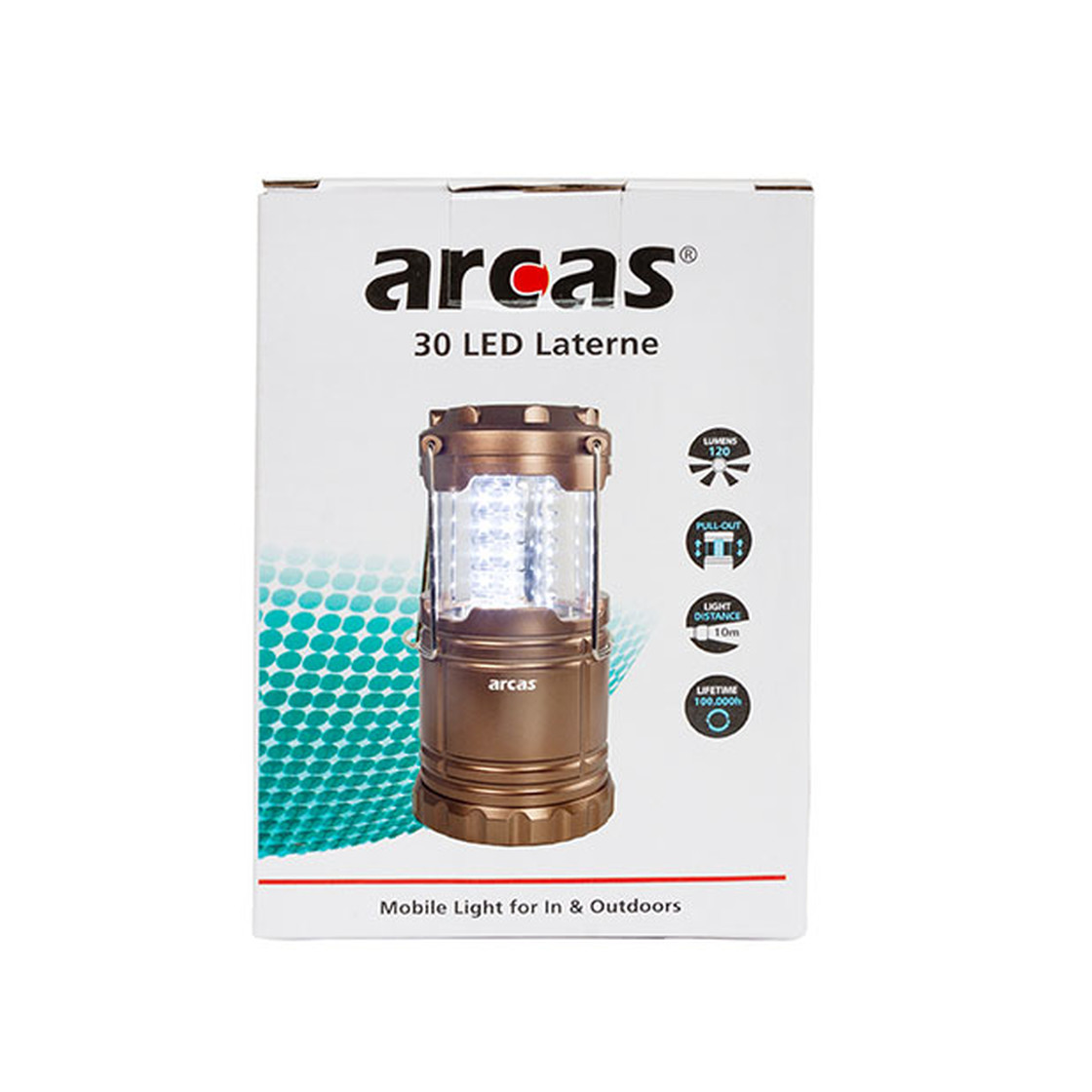 ARCAS 30 LED Laterne kupfer 1er Box