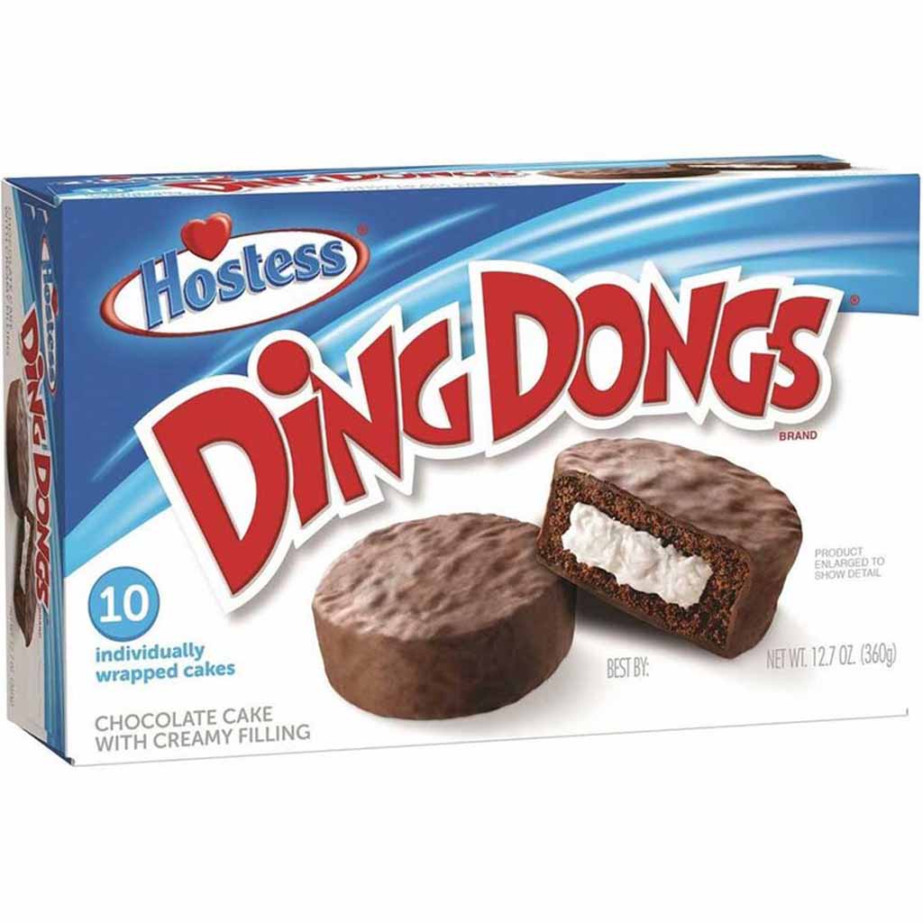 Hostess Ding Dongs Chocolate Cake 360g MHD:10.12.23