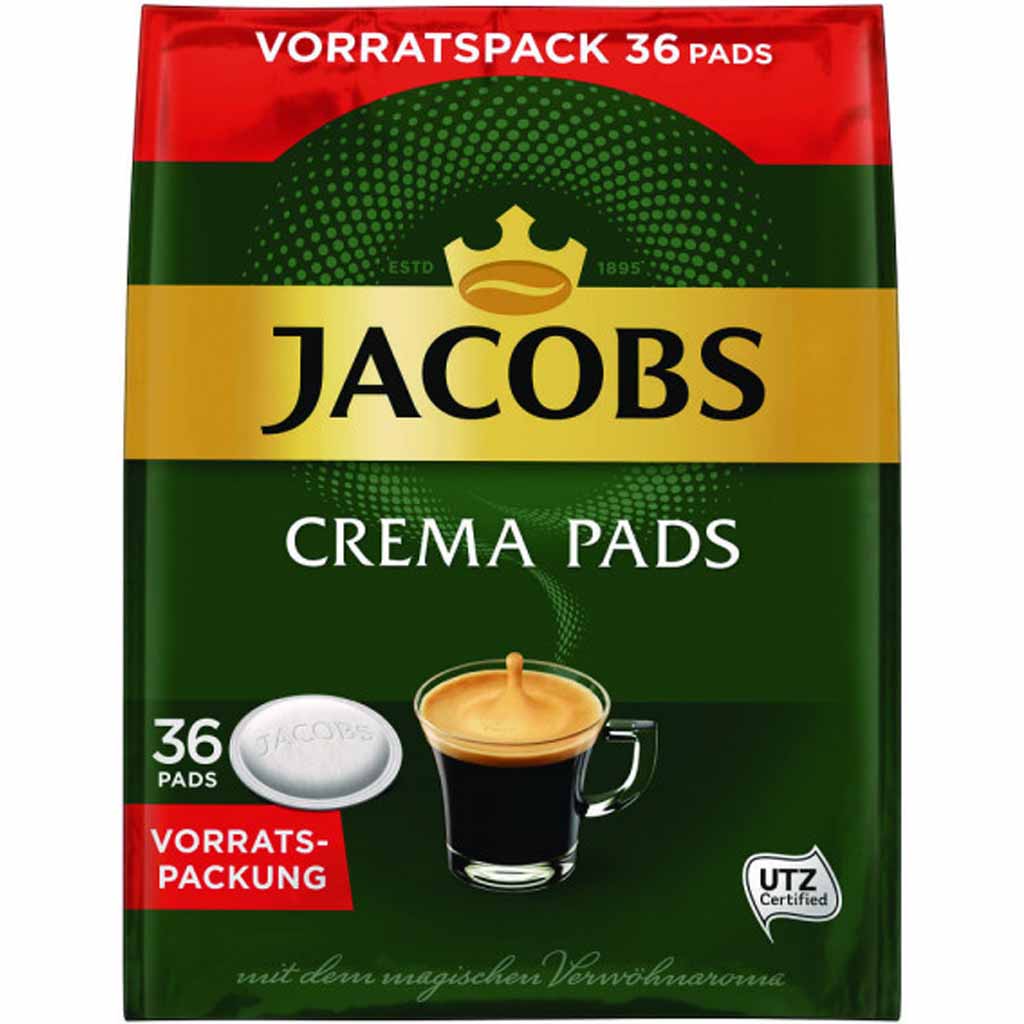 Jacobs Kaffeepads Crema 36er 237g MHD:7.2.25
