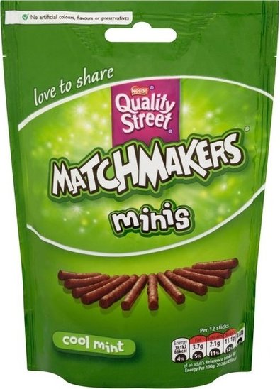 Nestlé Quality Street Matchmakers Cool Mint Minis Original Englische Süßwaren
