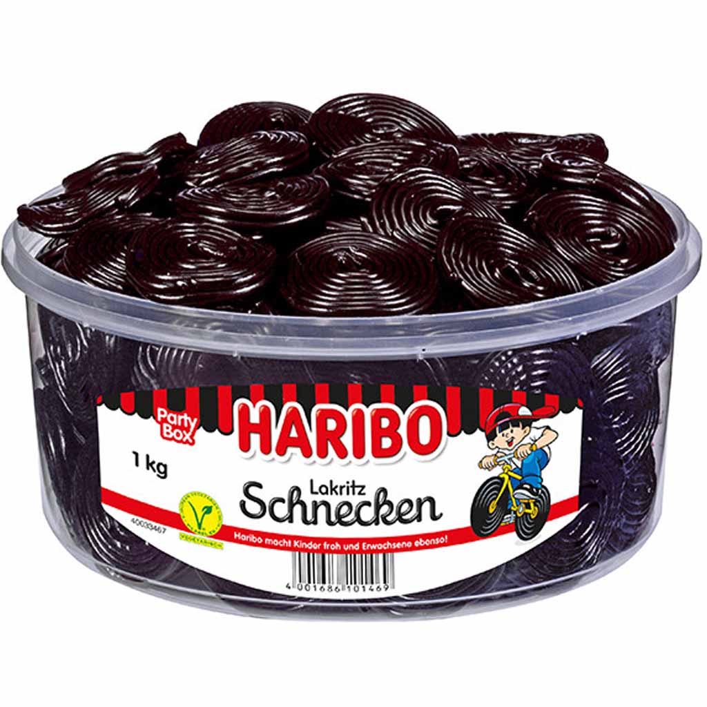 Haribo Lakritz Schnecken 1000g MHD:30.5.24