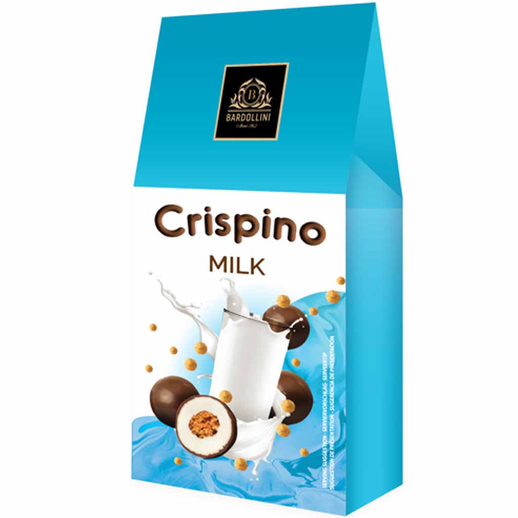 Bardollini Konfekt Crispino Milk 110g MHD:13.3.24