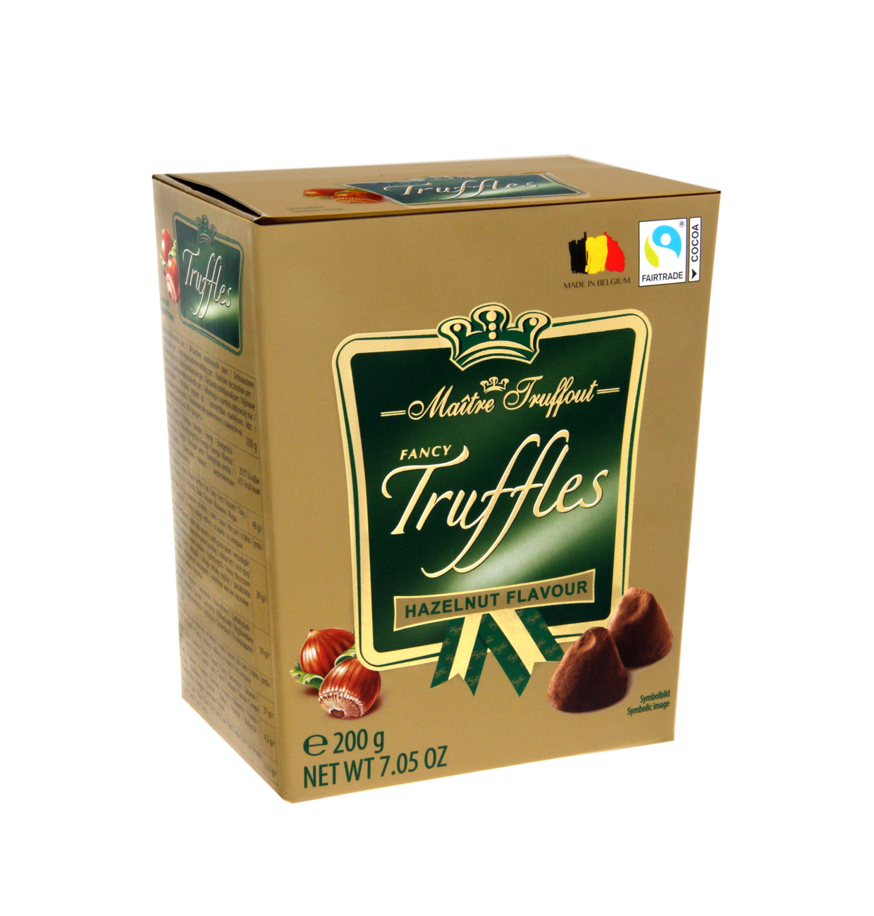 Maitre Truffout Truffles Haselnuss Flavor 200g MHD:15.8.25