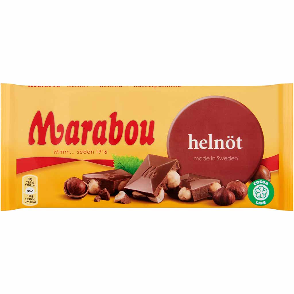 Marabou Tafelschokolade Helnöt 200g MHD:25.2.22