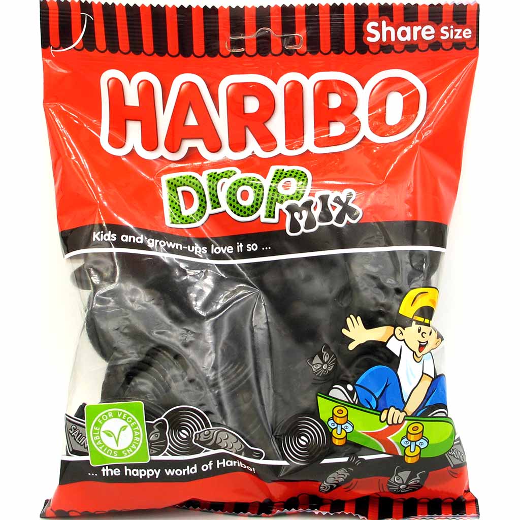 Haribo Drop Mix Lakritz Mischung 400g MHD:30.9.21