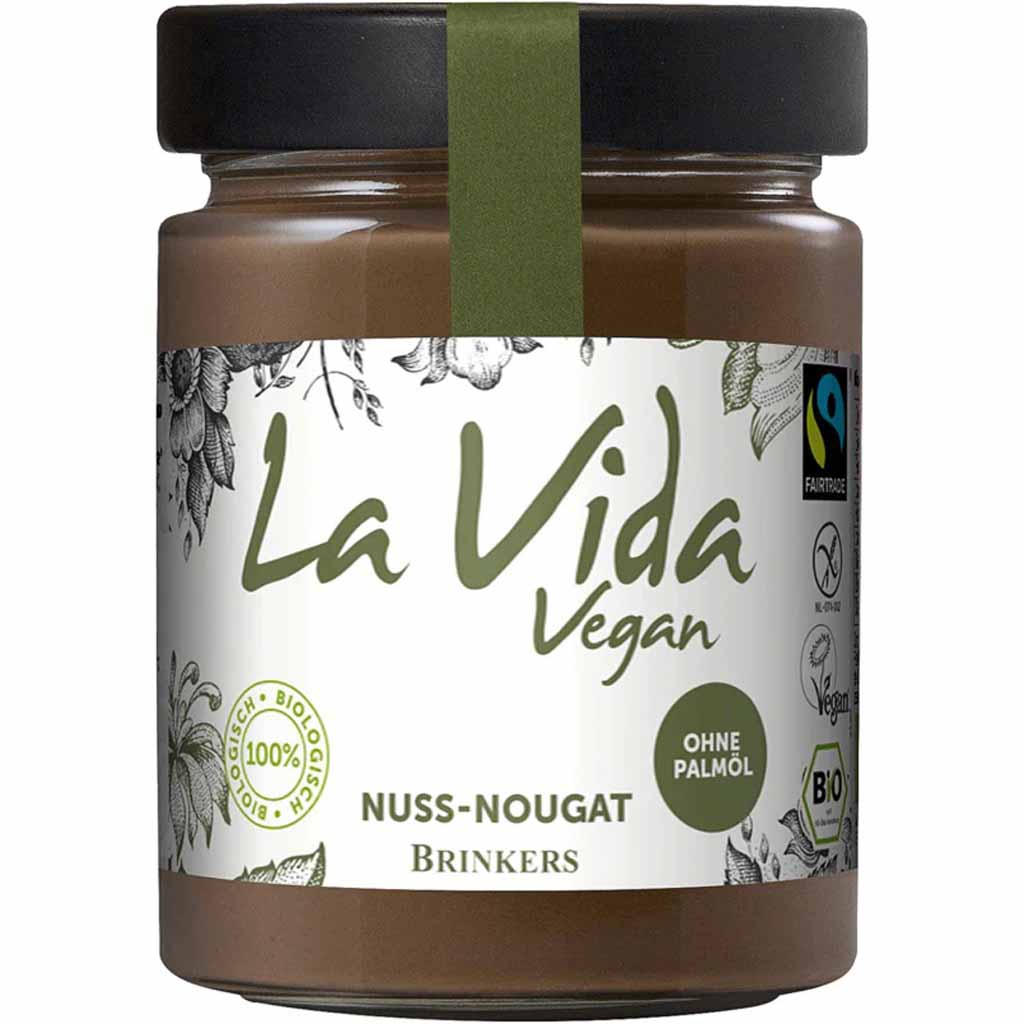 Brinkers La Vida Vegan Nuss-Nougat-Creme Bio 270g MHD:30.7.25
