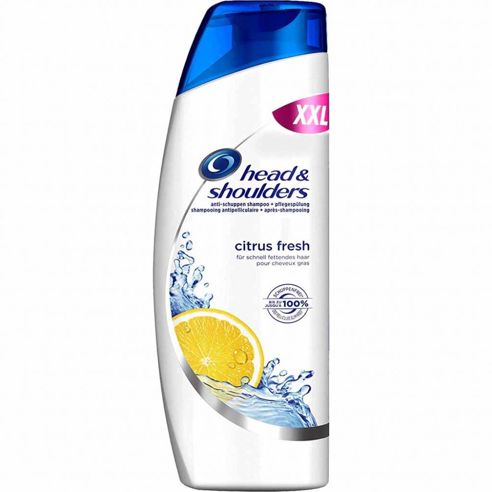 6x Head & Shoulders XXL Shampoo citrus fresh á 600ml=3600ml