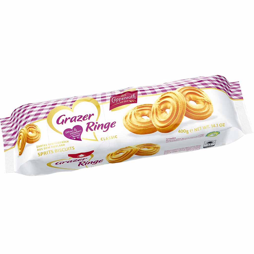 Coppenrath Classic Grazer Ringe 400g MHD:21.2.25