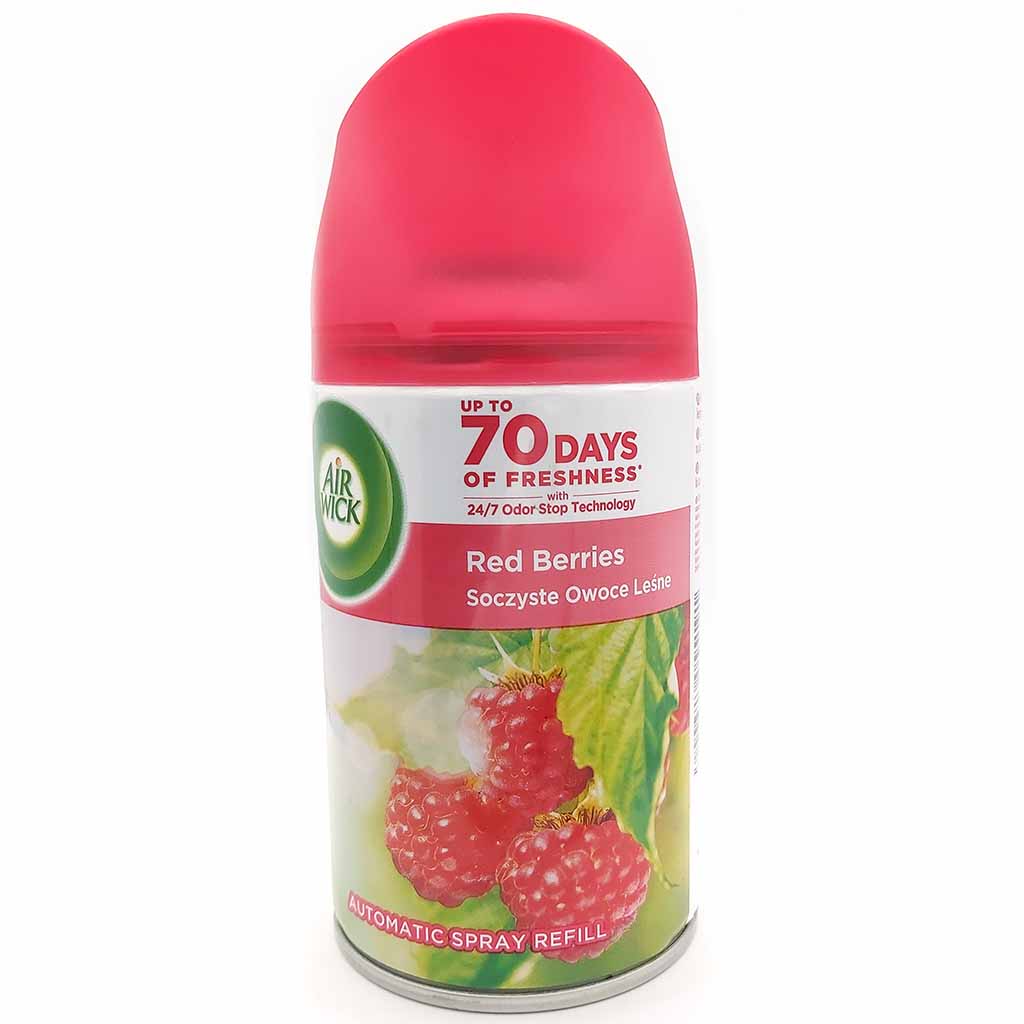 6x Air Wick Lufterfrischer Freshmatic Red Berries Nachfüllung á 250ml=1500ml