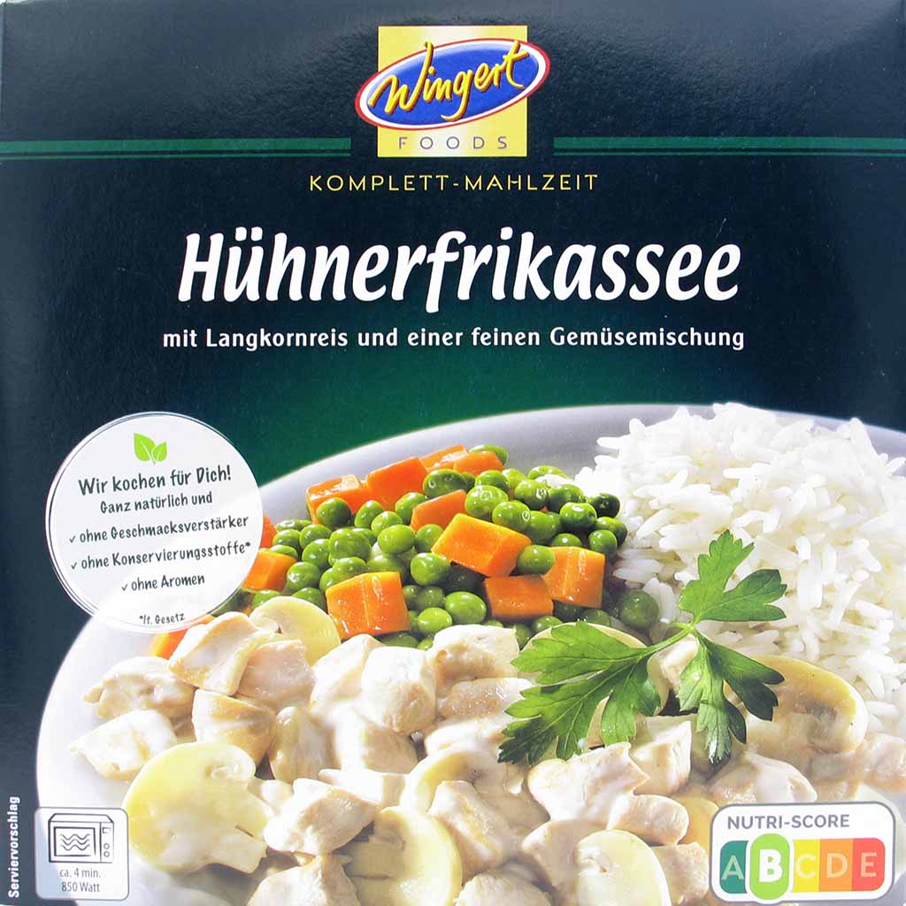 Wingert Fertiggericht Hühnerfrikassee 480g MHD:28.10.25