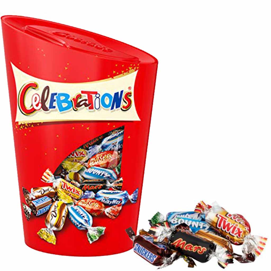 CELEBRATIONS Snackbox 8-fach sortiert 280g MHD:7.11.21