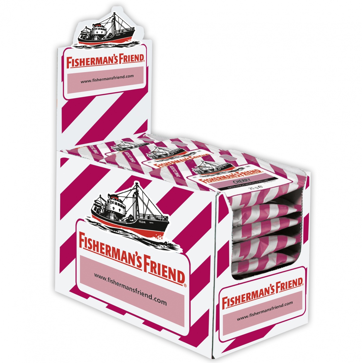 Fishermans Friend Cherry ohne Zucker 24x 25g MHD:31.12.27