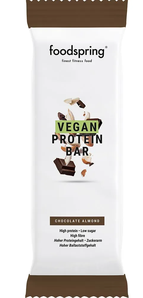 12 x foodspring Vegan Chokolate Mandel MHD:30.7.25