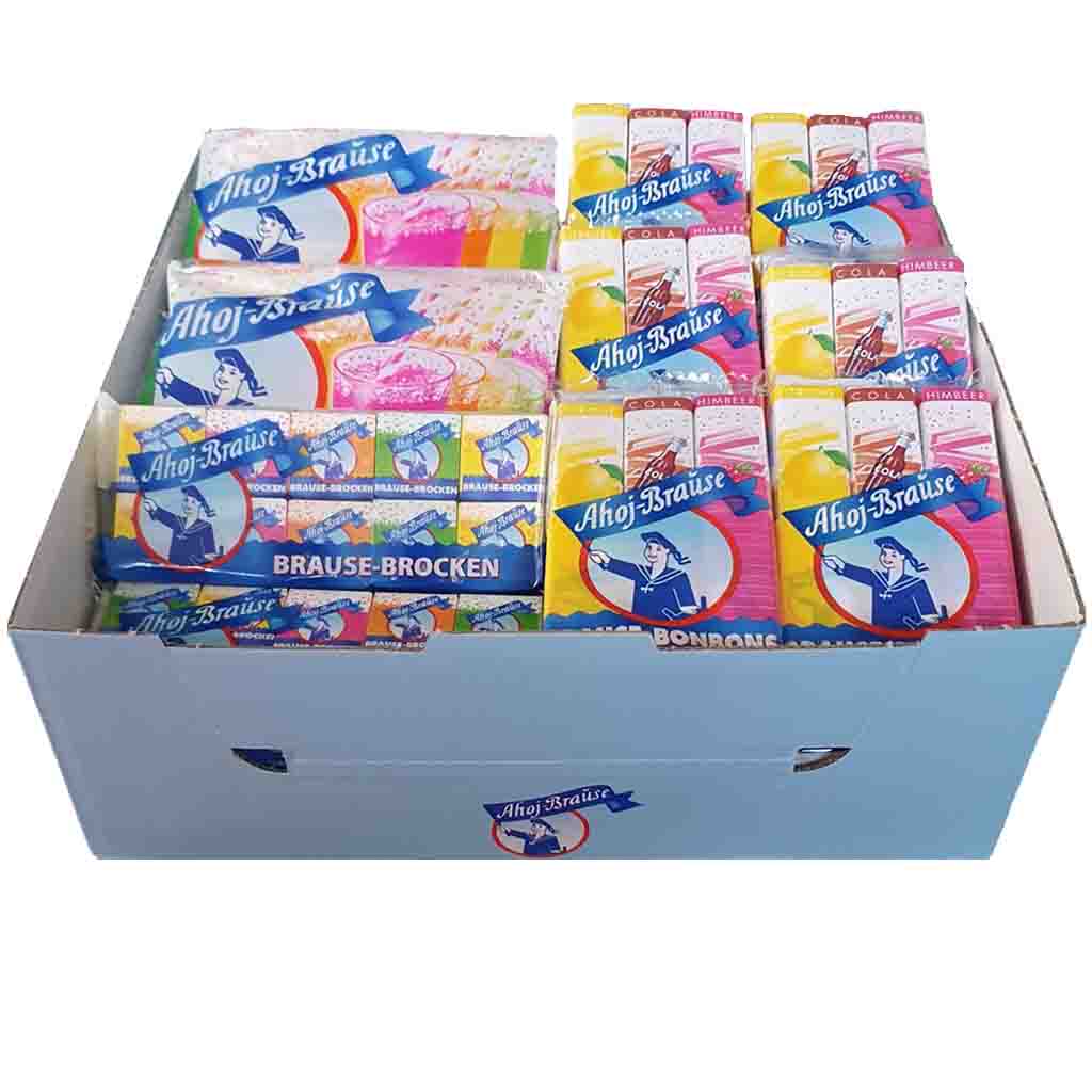 Ahoj-Brause Brause Sortimentskarton 44 Packungen 2926g MHD:30.12.25