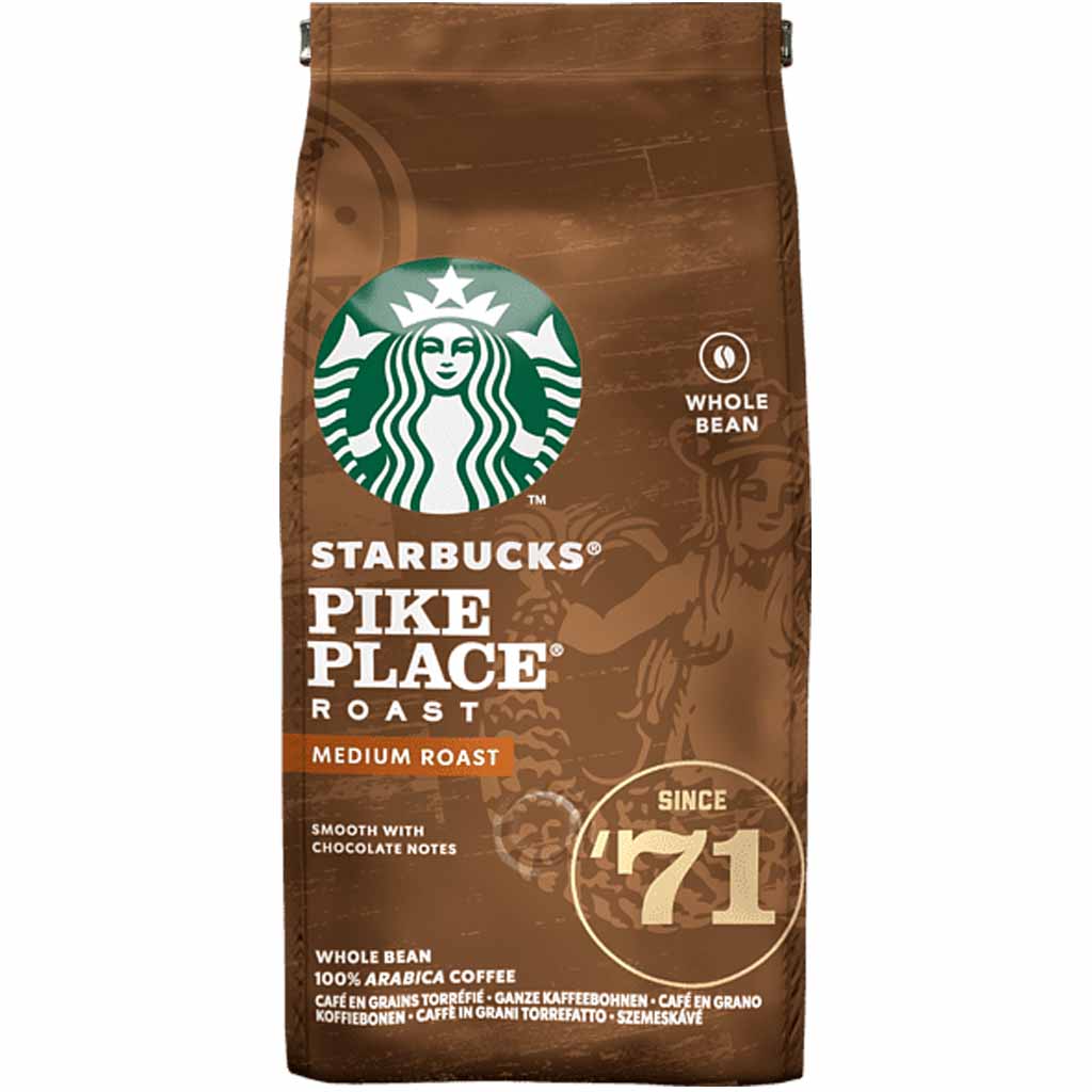 Starbucks Pike Place Roast Ganze Kaffeebohne 200g MHD:30.6.20