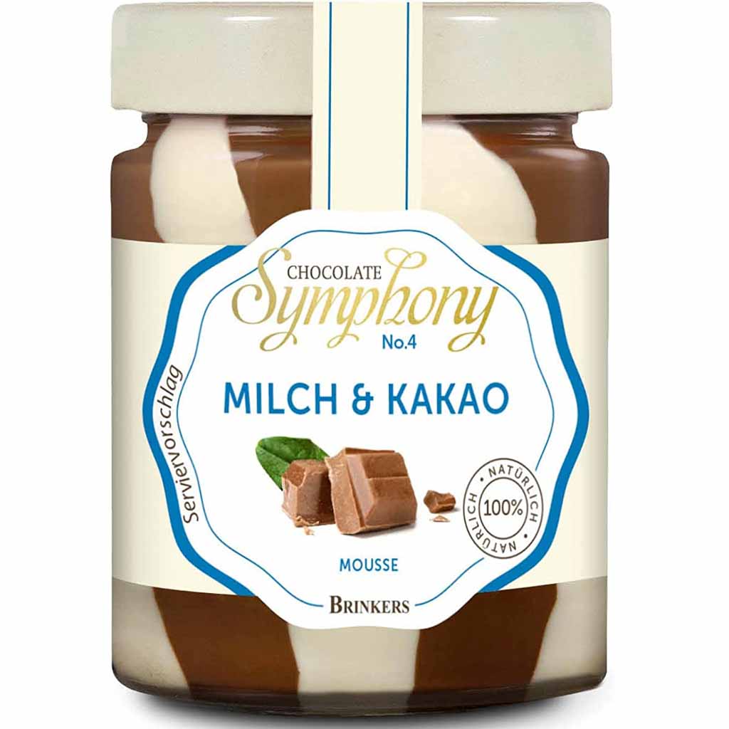 Brinkers Symphony No.4 Brotaufstrich Milch & Kakao 210g MHD:30.3.25