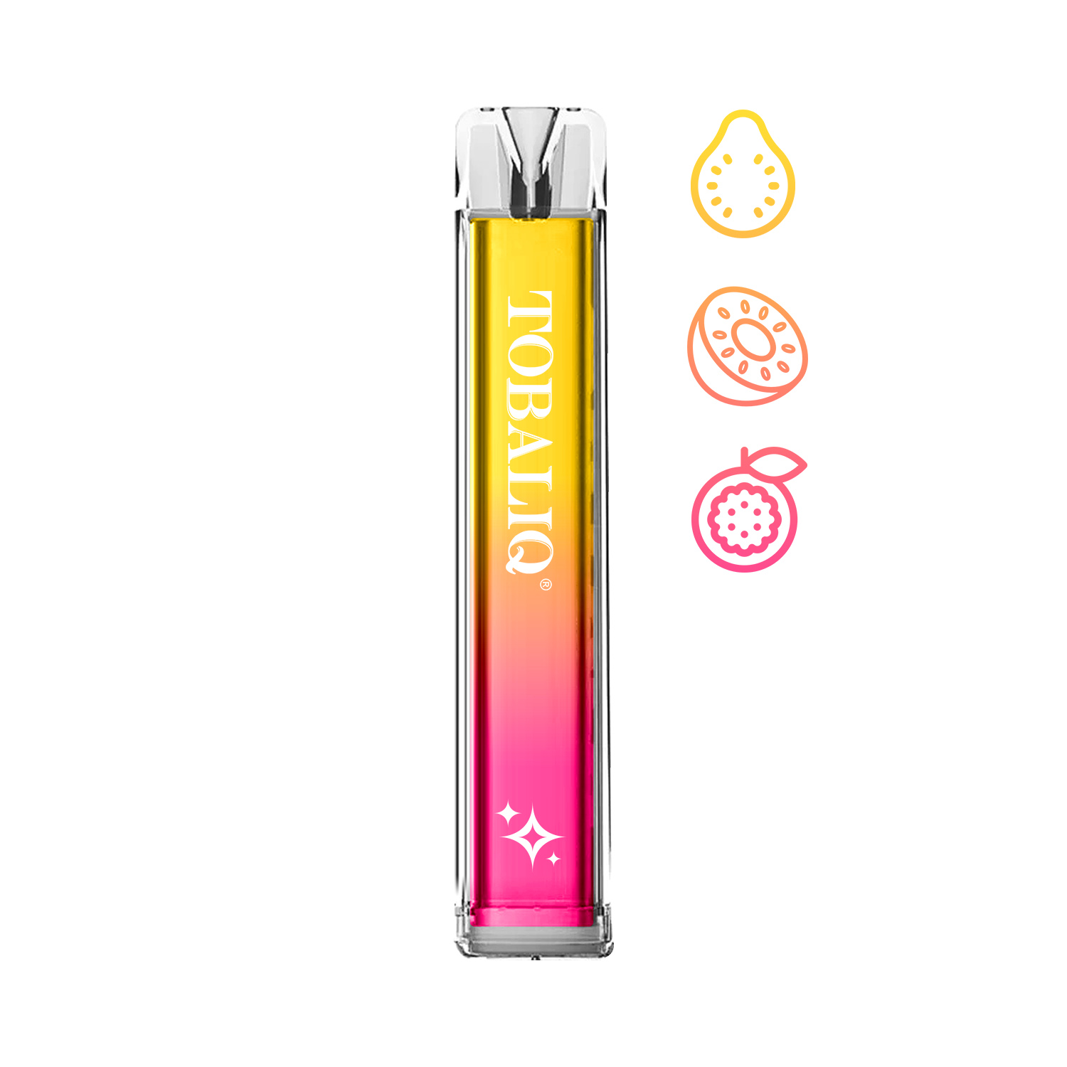 10er Pack DAZZLE 600Puffs E-Shisha – 20mg Nikotin – GUAVA KIWI PASSIONFRUIT