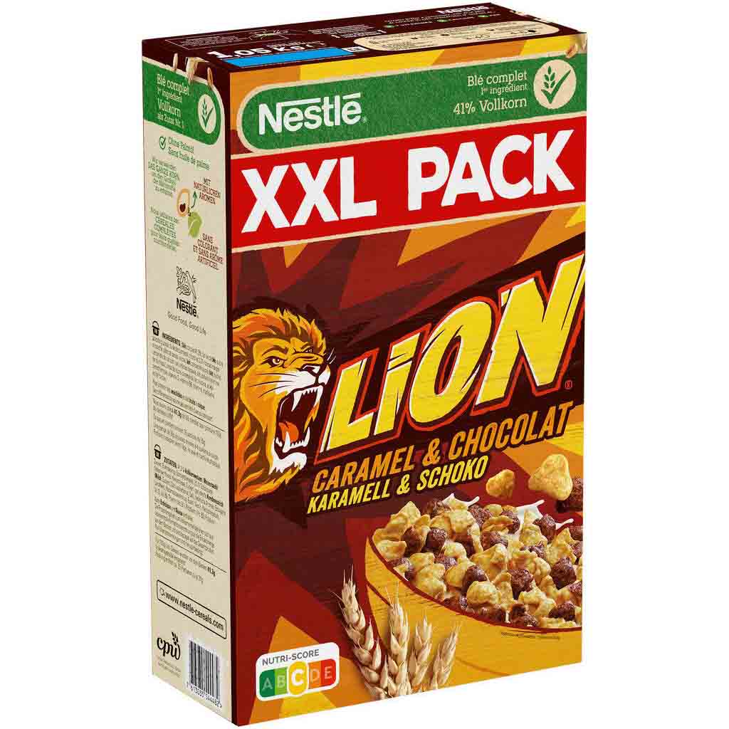Nestle Lion Cereals Karamell & Schoko XXL-Pack 1,05kg MHD:30.1.25