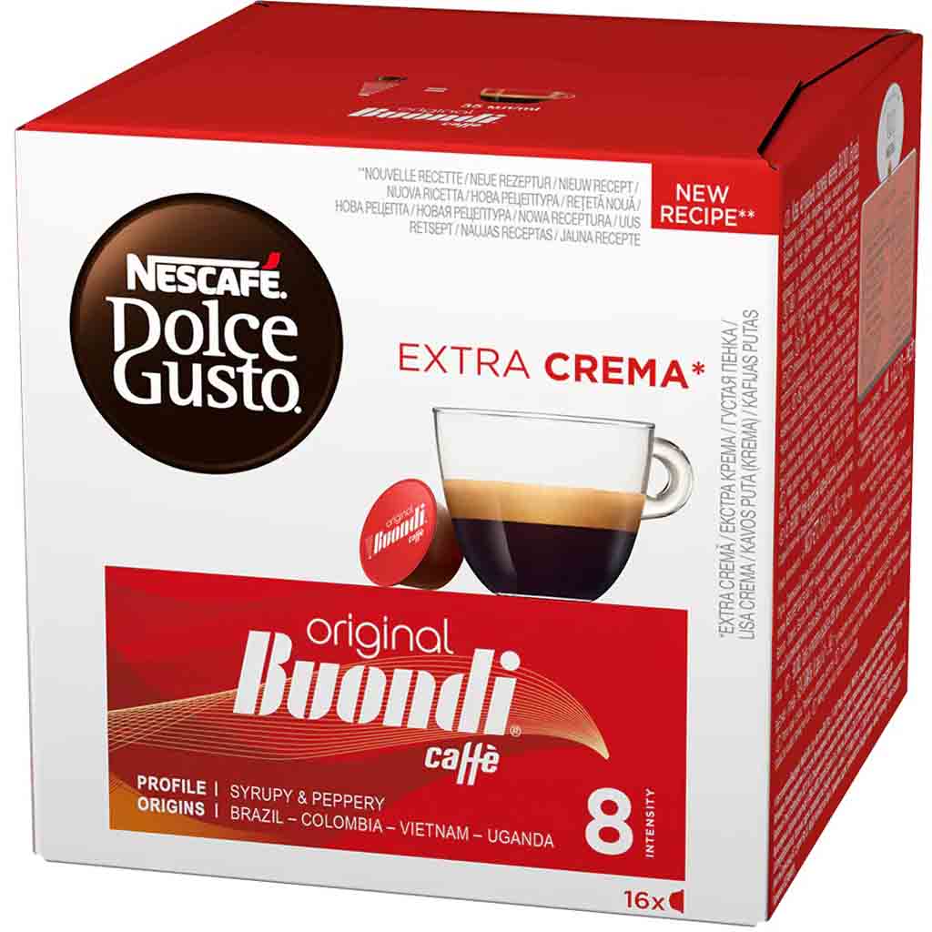 Nescafe Dolce Gusto Kapseln Buondi Caffe 16 Tassen 99,2g MHD:31.10.24