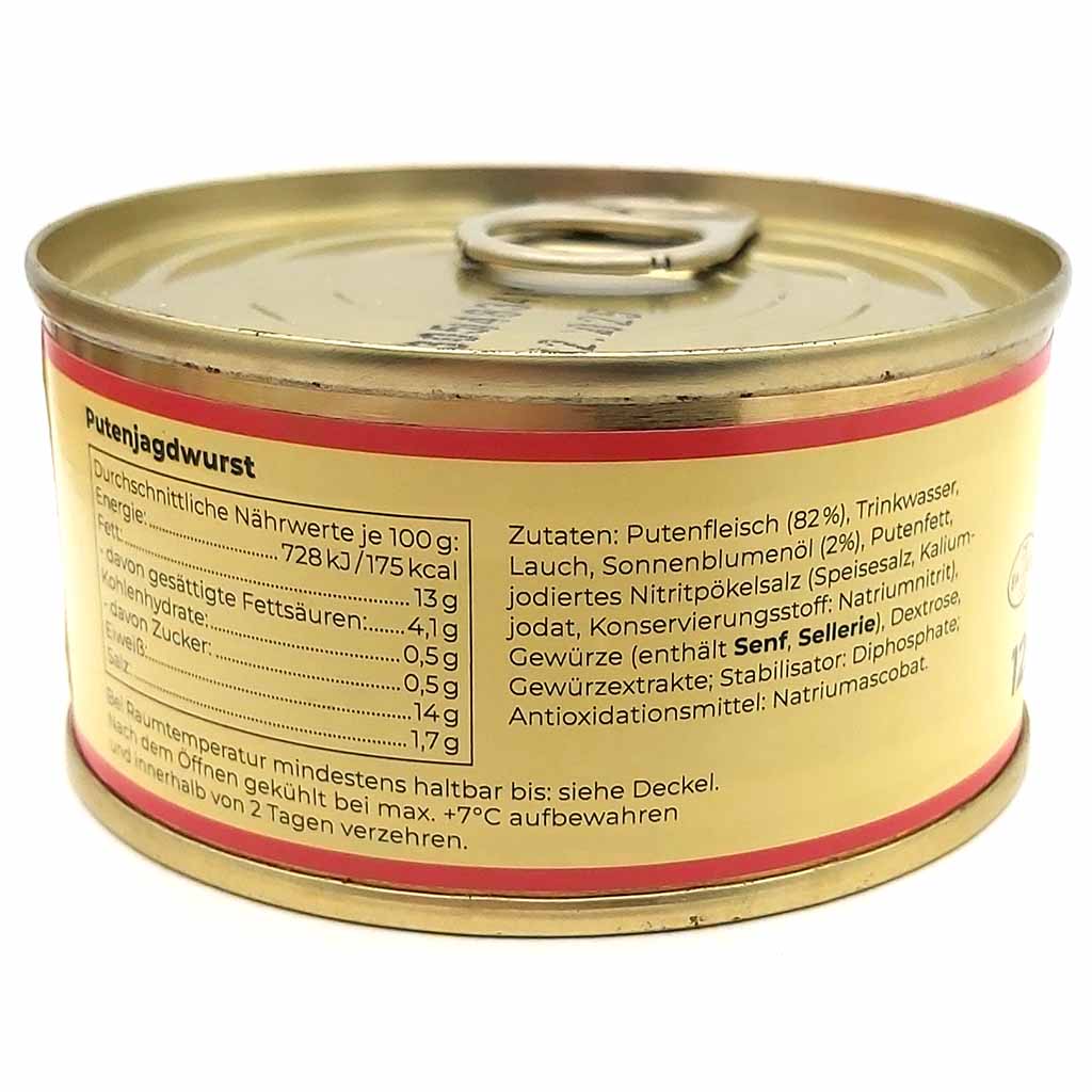 Küblers Puten-Jagdwurst 125g ohne Schweinefleisch 