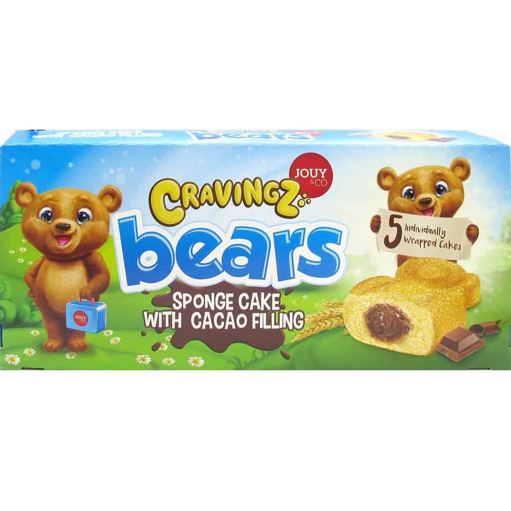 Cravingz Spongiez Bears Kakao  225g MHD:6.1.25