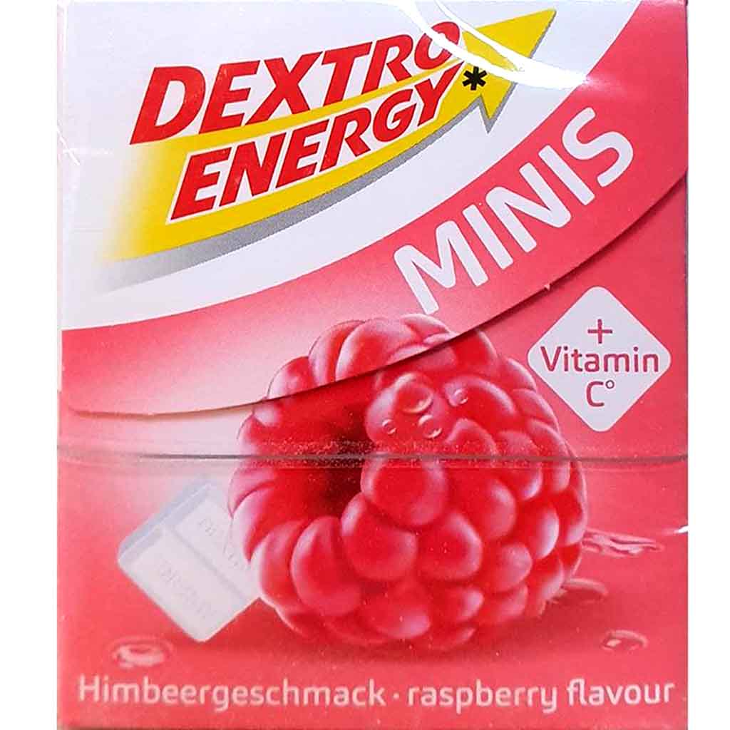 12x Dextro Energy Minis Himbeer á 50g=600g MHD:30.5.25