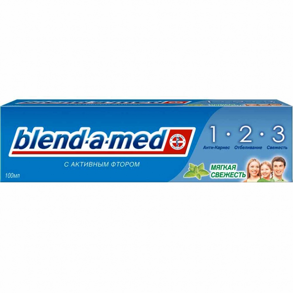 6x Blend-a-med Zahnpasta milde Frische á 100ml=600ml