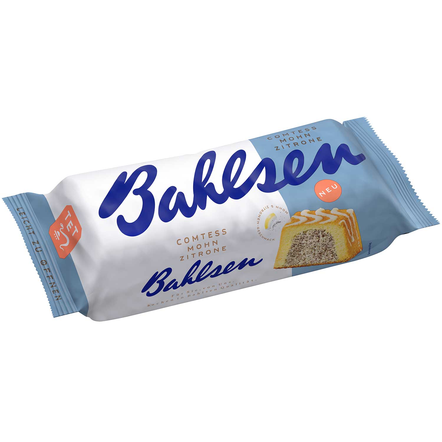 Bahlsen Comtess Rührkuchen Mohn Zitrone 350g MHD:22.2.25