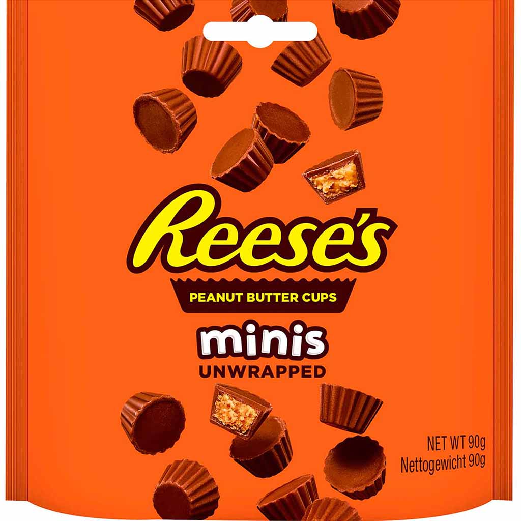 Reeses Minis Peanut Butter Cups 90g MHD:8.4.25
