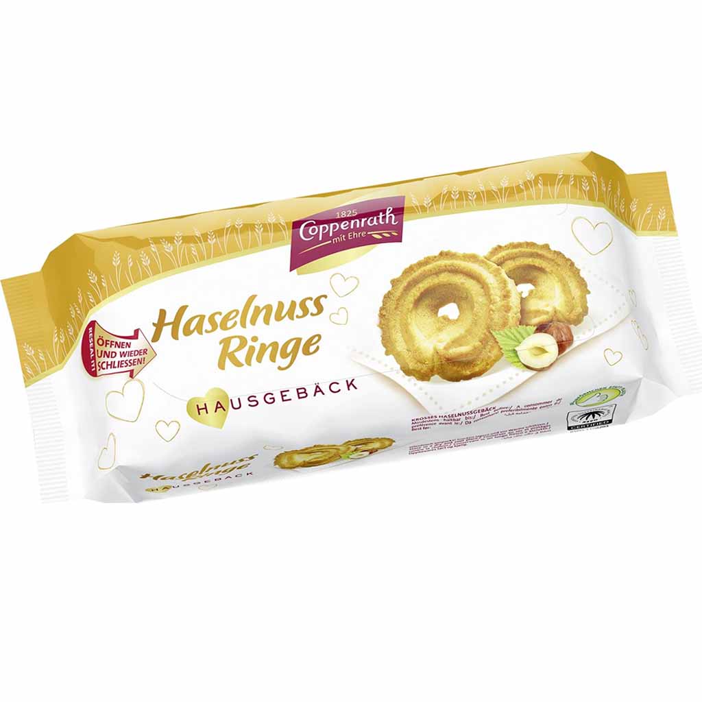 Coppenrath Hausgebäck Haselnuss Ringe 200g MHD:18.2.25