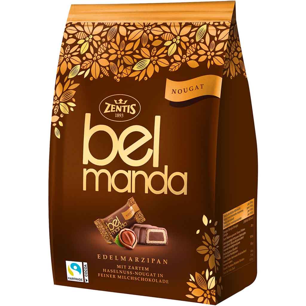 Zentis Belmanda Nougat 105g MHD:30.11.24