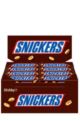 Snickers Schoko Riegel 32x50g=1600g MHD:1.6.25