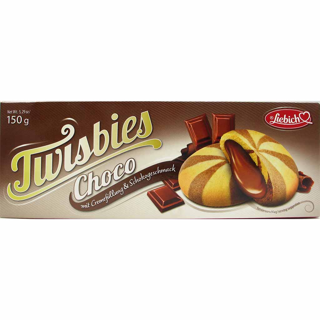 Liebich Twisbies Choco Kekse mit Cremefüllung 150g MHD:28.5.25