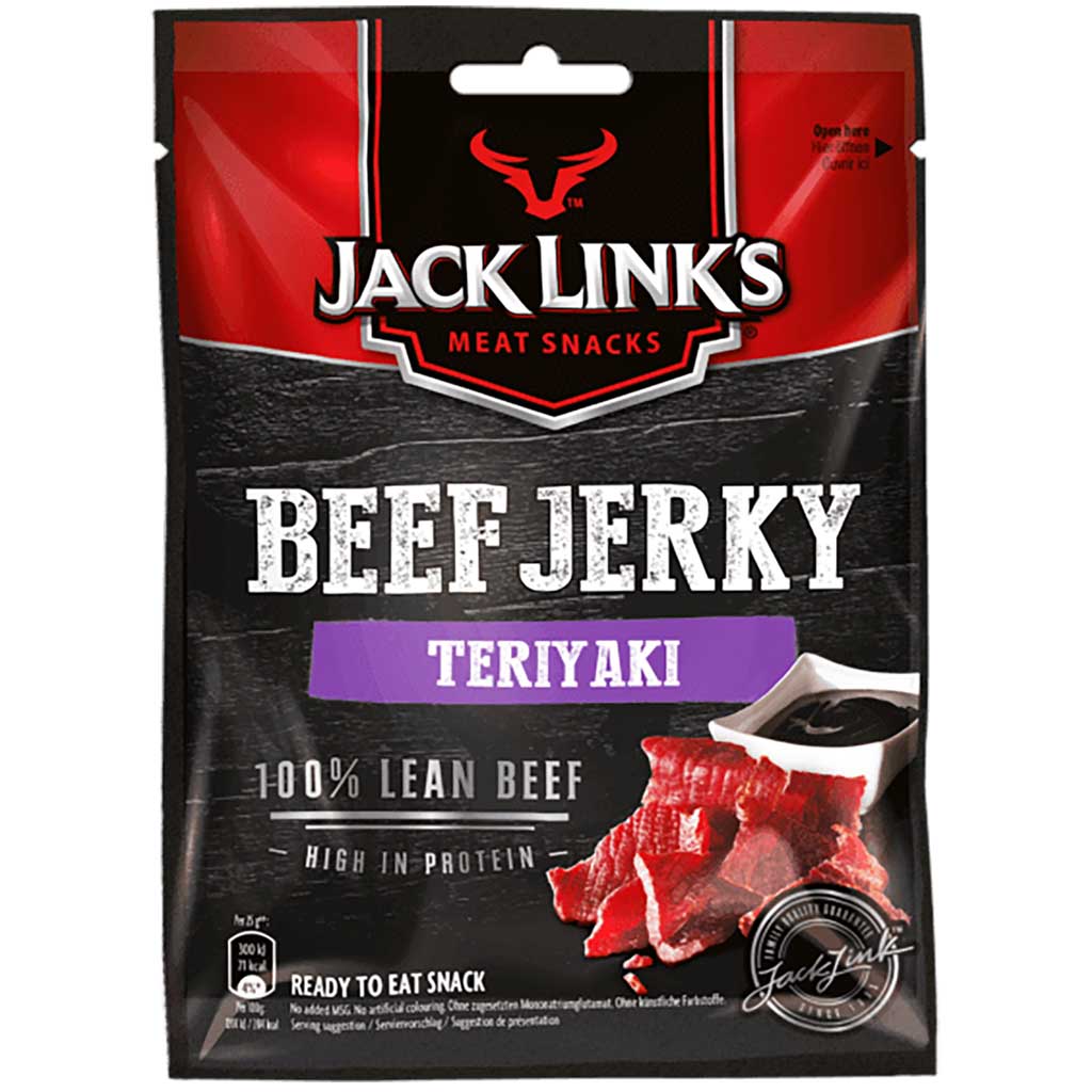 Jack Links Beef Jerky Teriyaki 60g MHD:15.10.25