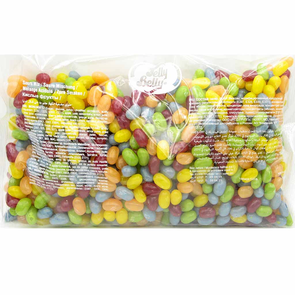 Jelly Belly Belly Beans Saure Mischung 1kg MHD:8.4.21