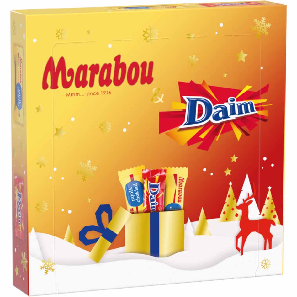 Marabou & Daim Mini Mix Winterbox 189g MHD:3.6.22