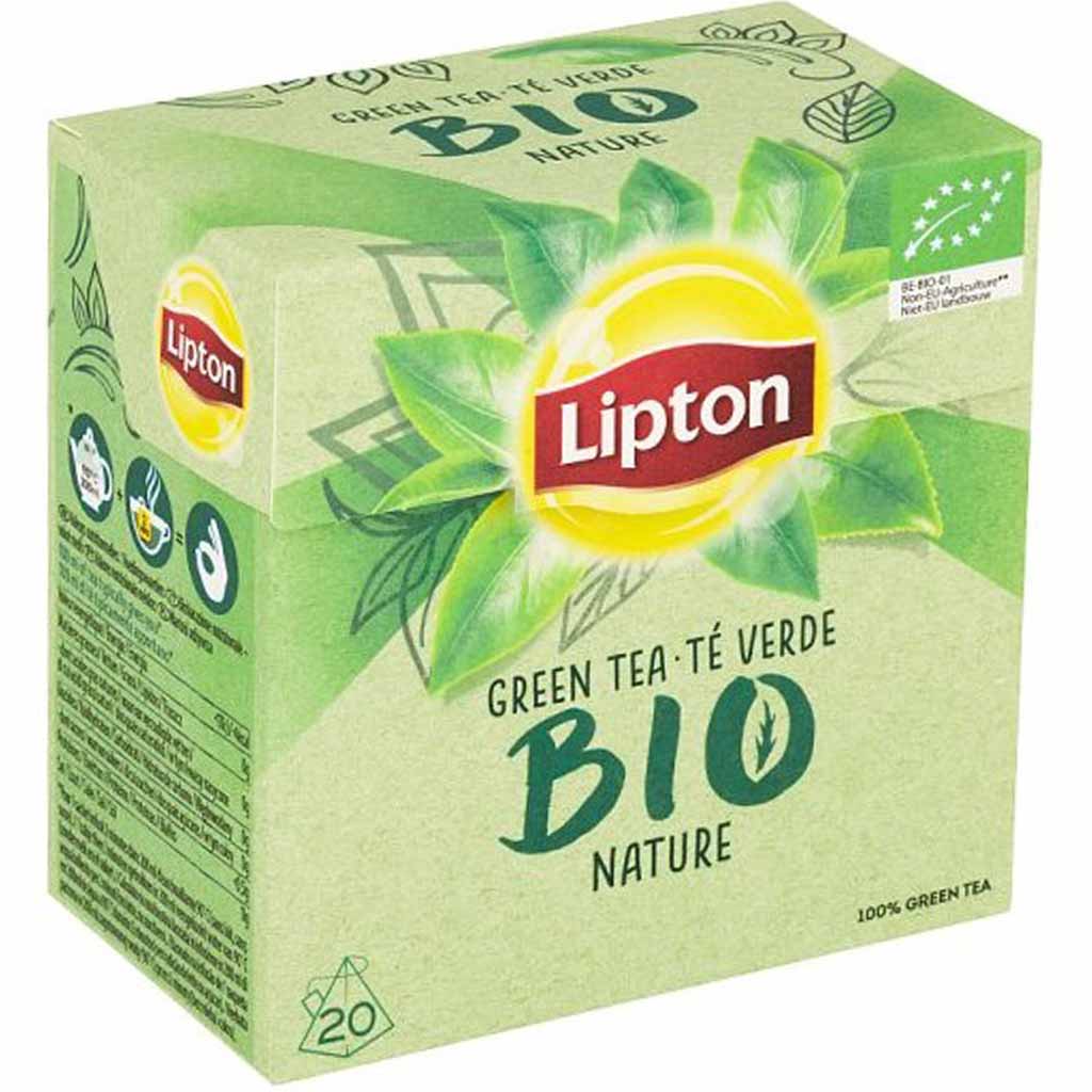 12x Lipton Grüner Tee Bio á 28g=336g MHD:30.4.21