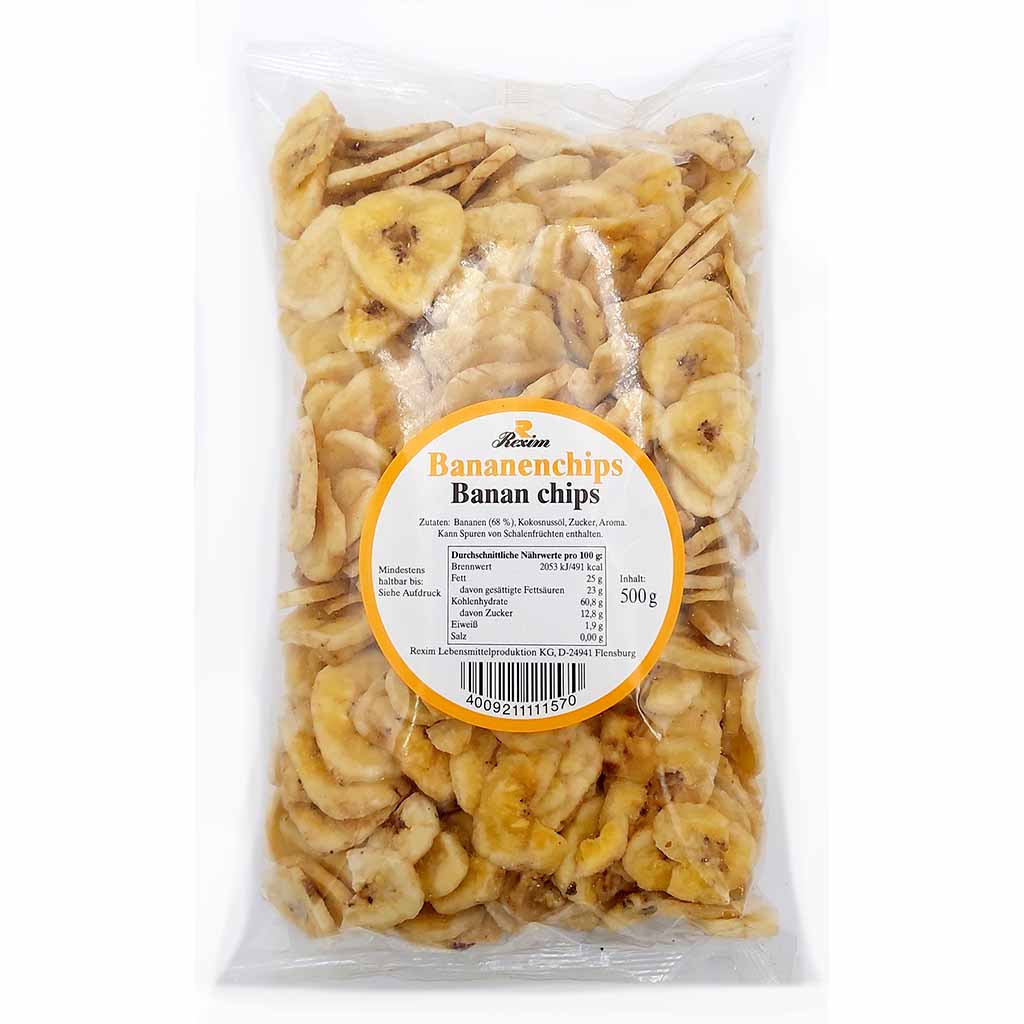 Rexim Bananenchips 500g  GTIN  4009211111570