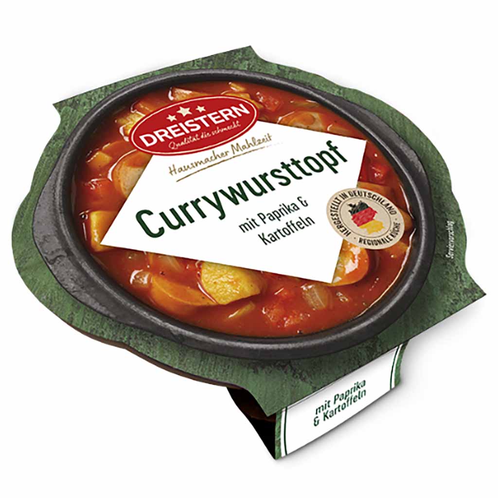 Dreistern Fertiggericht Currywursttopf 400g