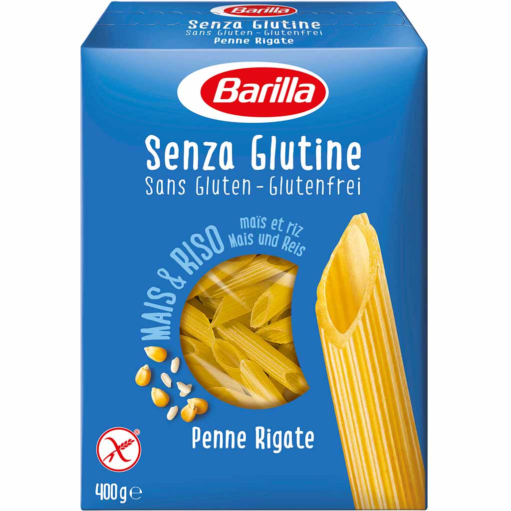 Barilla Nudeln Glutenfrei Penne Rigate 400g MHD:11.5.25