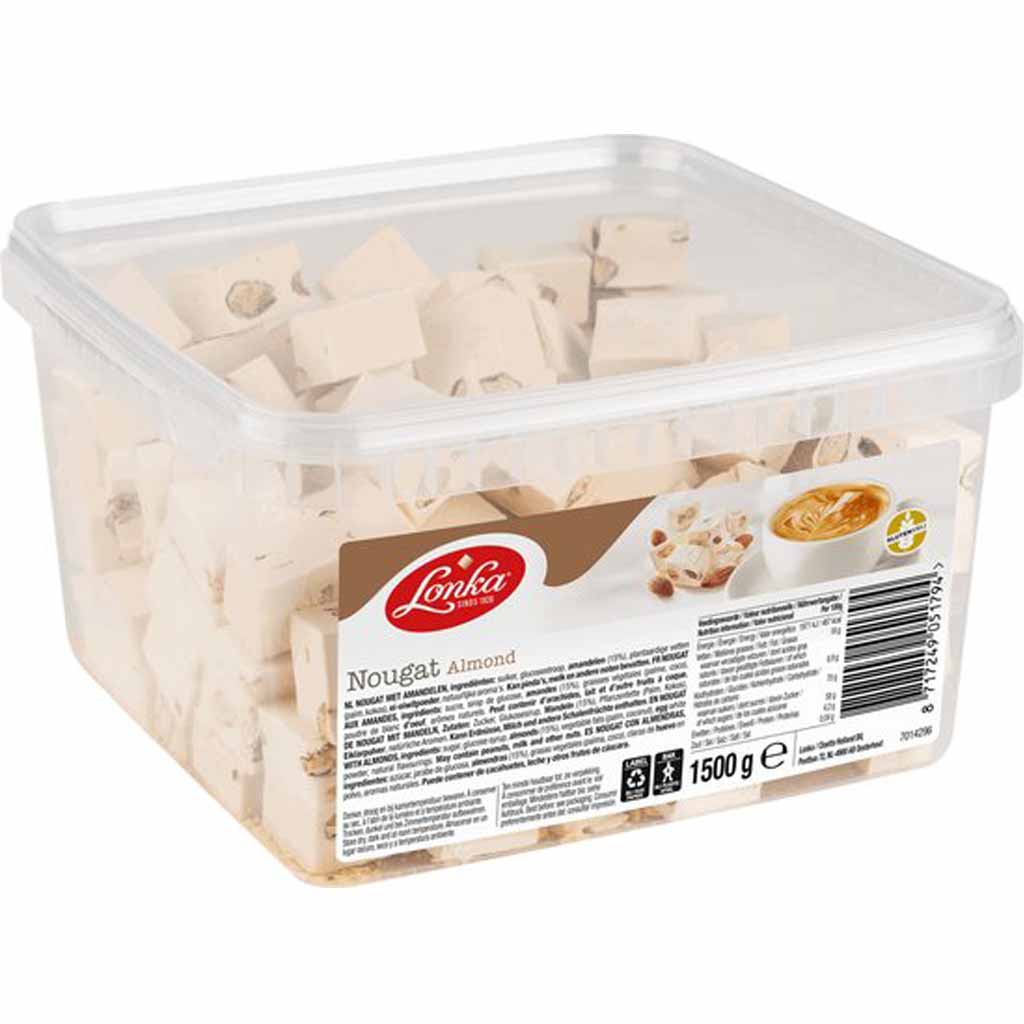 Lonka Soft Nougat Mandel 1500g MHD:13.9.24