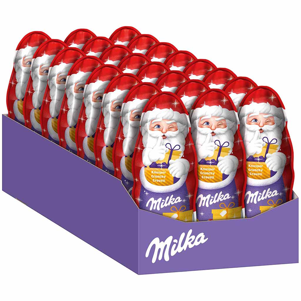 Milka Weihnachtsmann Knusper 24 x 45g