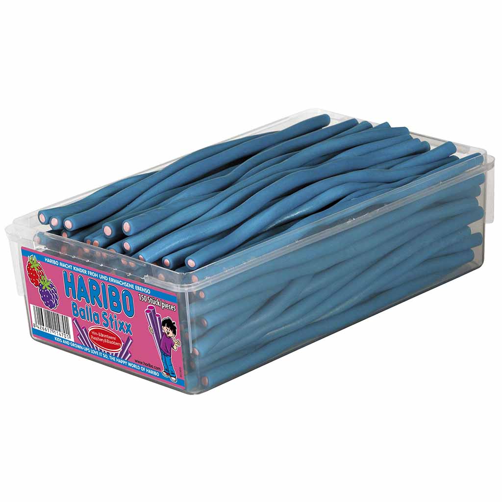Haribo Balla Stixx Him- & Brombeere 150er Box 1125g MHD:31.1.25