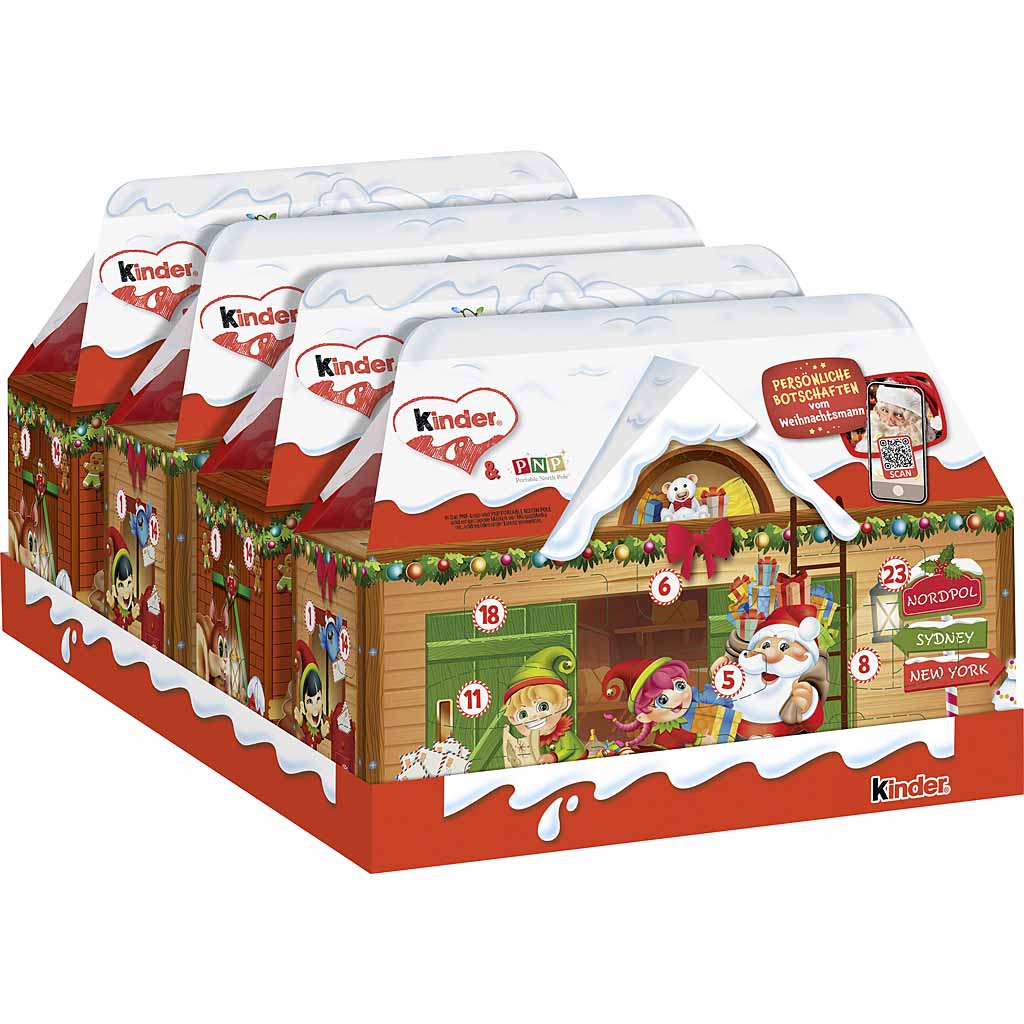 kinder Mix Adventskalender 3D-Haus 234g, Umkarton, 8000500294772