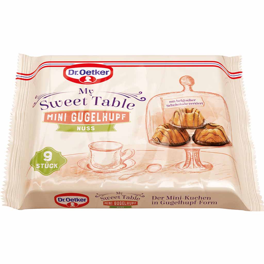 Dr.Oetker My sweet Table Mini Gugelhupf Nuss 135g
